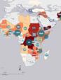 Countries at risk of food security and agriculture from the COVID-19 outbreak and/or Locust Crisis