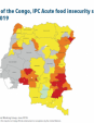 Map 18 Democratic Republic of the Congo, IPC Acute food insecurity situation, August 2018–June 2019
