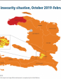 Map 26 Haiti, IPC Acute food insecurity situation, October 2019–February 2020
