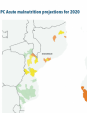 Map 75 - Southern Africa, IPC Acute malnutrition projections for 2020