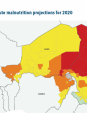 Map 76 - West Africa, IPC Acute malnutrition projections for 2020